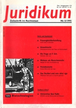 juridikum 5/1995: Biotechnologien