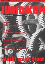 juridikum 5/1991: Macht spielt Staat