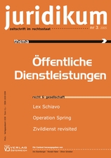 juridikum 3/2005: Öffentliche Dienstleistungen