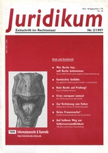 juridikum 2/1997: Informationsrecht und Kontrolle