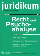 juridikum 4/2006: Recht und Psychoanalyse
