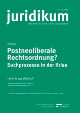 juridikum 4/2010: Postneoliberale Rechtsordnung? Suchprozesse in der Krise