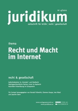 juridikum 4/2011: Recht und Macht im Internet