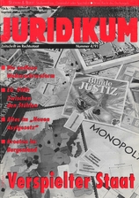 juridikum 4/1991: Verspielter Staat