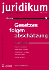 juridikum 1/2005: Gesetzesfolgenabschätzung