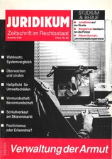 juridikum 2/1990: Verwaltung der Armut