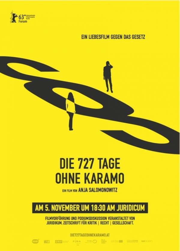 Plakat: 727 Tage ohne Karamo