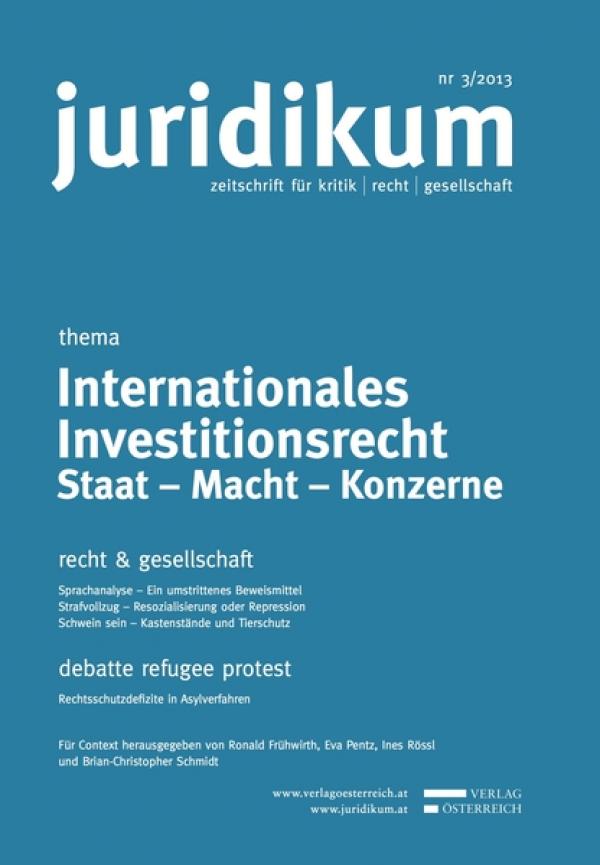 Heft: Internationales Investitionsrecht