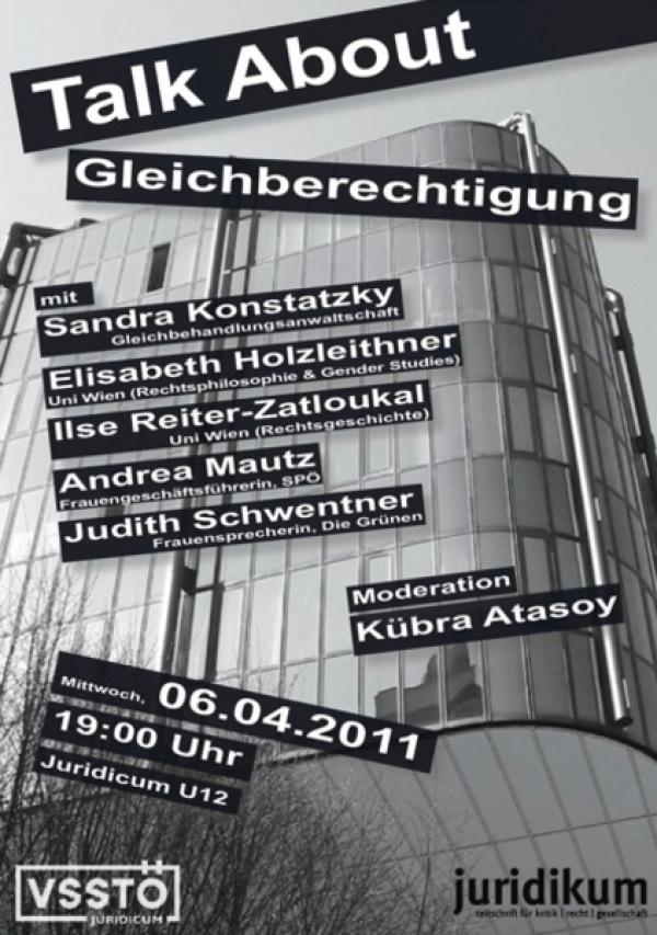 Talk About Gleichberechtigung Poster